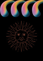 abstract rainbow background