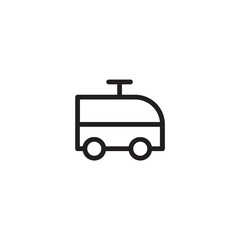 Car Electric Service Outline Icon