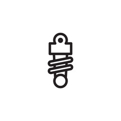 Car Part Radiator Outline Icon