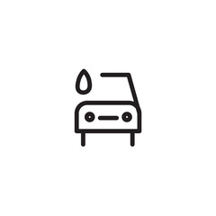 Car Clean Cleaning Outline Icon