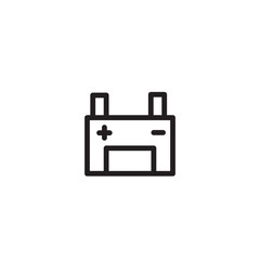 Battery Car Battery Outline Icon