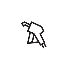 Petrol Station Tool Outline Icon