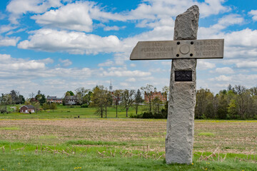 A Springtime Walk Along Reynolds Avenue, Gettysburg Pennsylvania USA, Gettysburg, Pennsylvania
