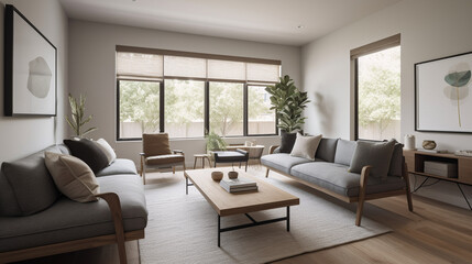 Fototapeta premium living room interior