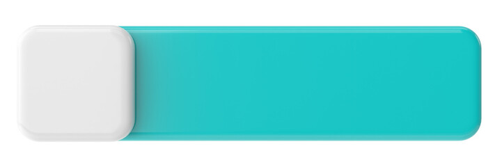 3D button. Empty button. 3D illustration.