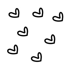 Cute doodle.abstract shape.memphis decoration.