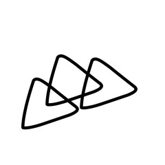 Cute doodle.abstract shape.memphis decoration.