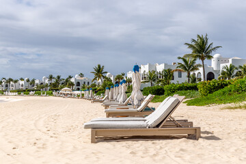 Beach Chairs At Cap Juluca Anguilla