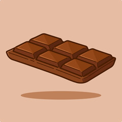 chocolate bar illustration. illustration vector of chocolate bar
