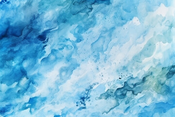 Blue watercolor abstract background