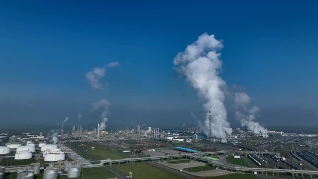 Chemiestandort Leuna, Sachsen-Anhalt, Deutschland
