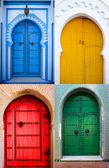 set of moroccan doors