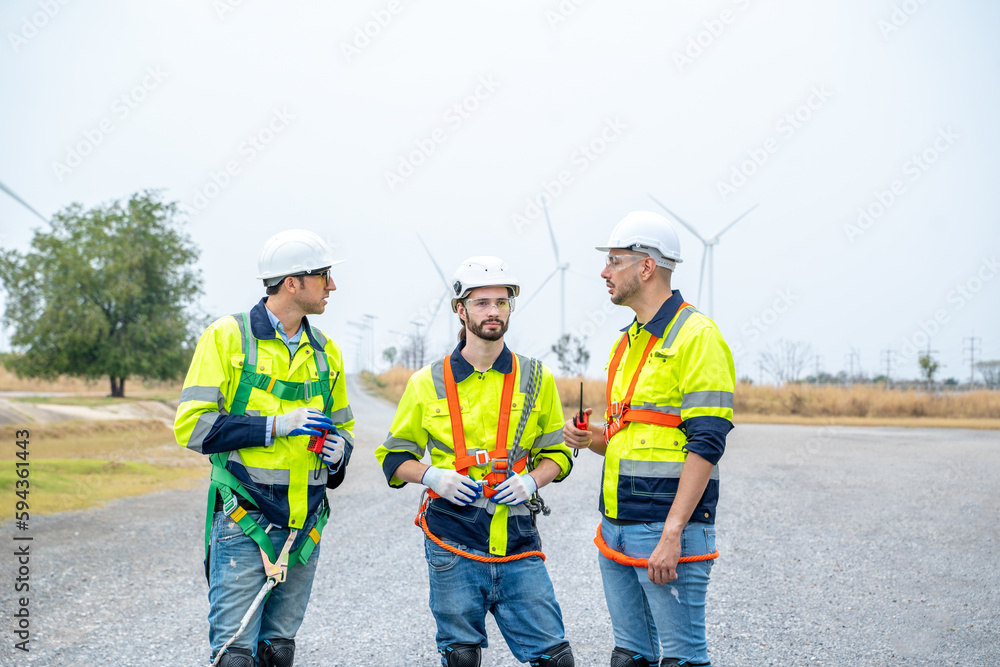 Aufkleber wind turbine engineer,engineer maintains and controls wind turbine energy generation on wind turbine