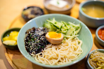Fried sauce noodles is a traditional dish of Taiwan