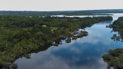 landscape, natural, RIVER, FOREST, AMAZON