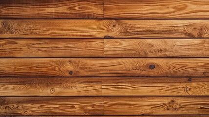 A wooden wall with a wooden plank. Generative Ai