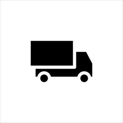 Delivery Truck icon on white background. Vector illustration. EPS 10