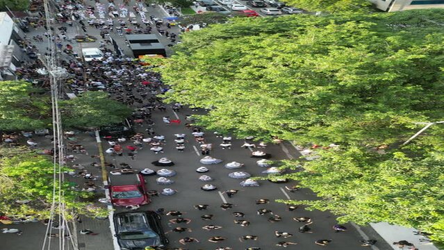 Vaivai Bixiga Bela Vista Carnaval M&uacute;sica Brasileiro Gr&ecirc;mio Recreativo Cultural Social Escola de Samba Vai-Vai Cord&atilde;o Carnavalesco Cidade S&atilde;o Paulo Bairro Distrito Cultura Rua Drone Paisagem Bloquinho