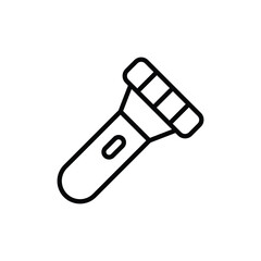 Troch Light icon design with white background stock illustration