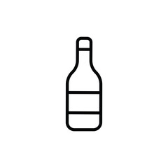 Wine icon design with white background stock illustration