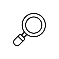 Search icon design with white background stock illustration