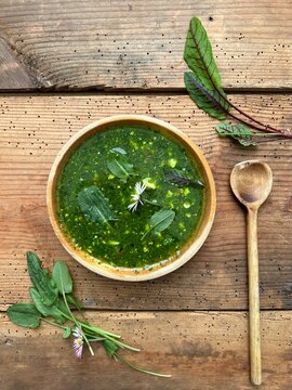 Sauerampfer Ampfer Suppe Wildkr&auml;uter frisch Blutampfer