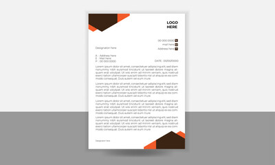  Modern creative letterhead design template   