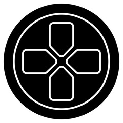 Editable design icon of control buttons