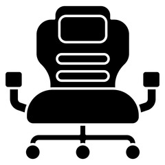 Premium download icon of swivel chair 