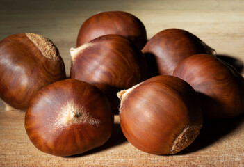 Holiday chestnuts ready to roast