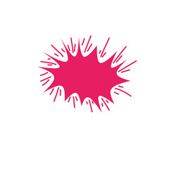 icon bubble chat hand draw vector