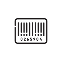 Barcode icon, qr code, scan for app web logo banner poster icon - SVG File