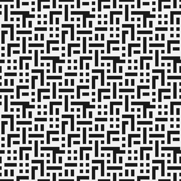 Abstract seamless pattern with geometric shapes.