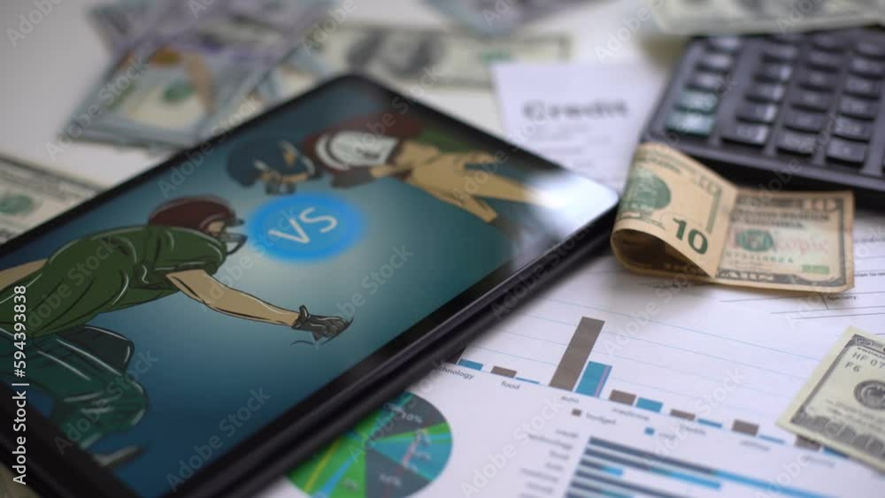 Poster graph sketch and modern digital tablet on background, strategy and forecast concept.