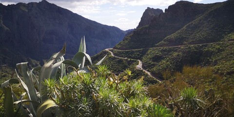 view of the mountains Tenerife Canary Islands, Masca