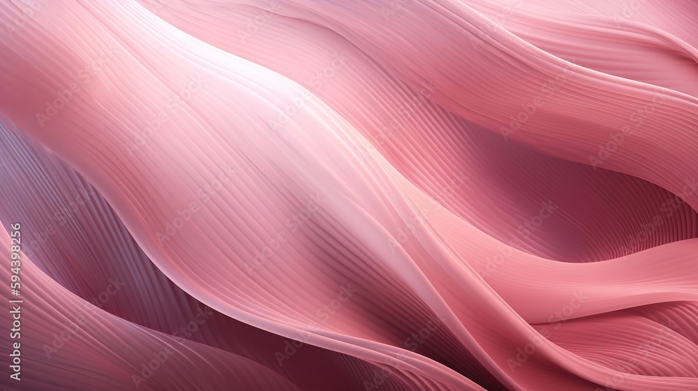 Poster a close up of a pink and white background with wavy lines on the bottom of the image and the bottom 