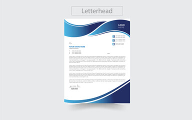 professional creative letterhead template design for your business .
