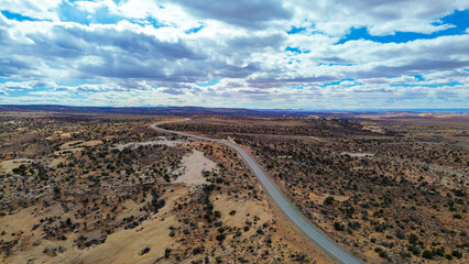 Road through the Desert