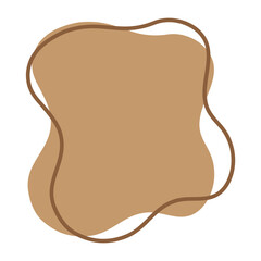 Abstract Shape With Lines Illustration