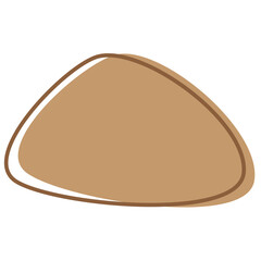 Abstract Shape With Lines Illustration