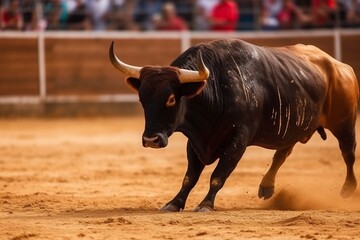 image,traditional bullfight in spain,generative ai