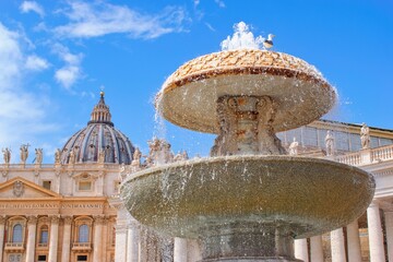St. Peter's Basilica in Vatican City, Roma, Italy