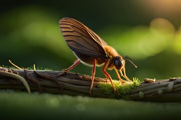 fly on branch