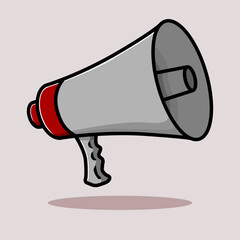 megaphone announcement loudspeaker illustration. megaphone illustrtaion vector.