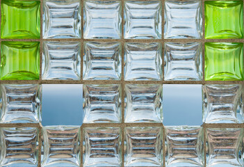 glass brick wall