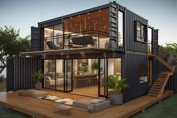 modern container house