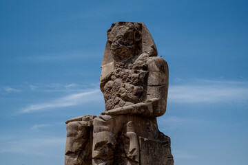 The Colossi of Memnon in Luxor, Egypt