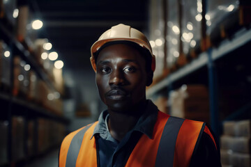 worker in warehouse