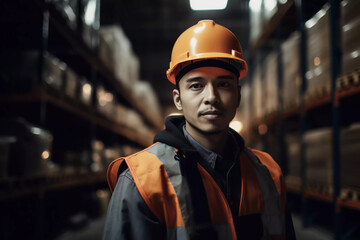 worker in warehouse