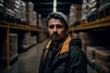 worker in warehouse